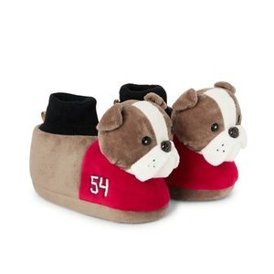 Gymboree Boys Preppy Puppy Slippers NEW!